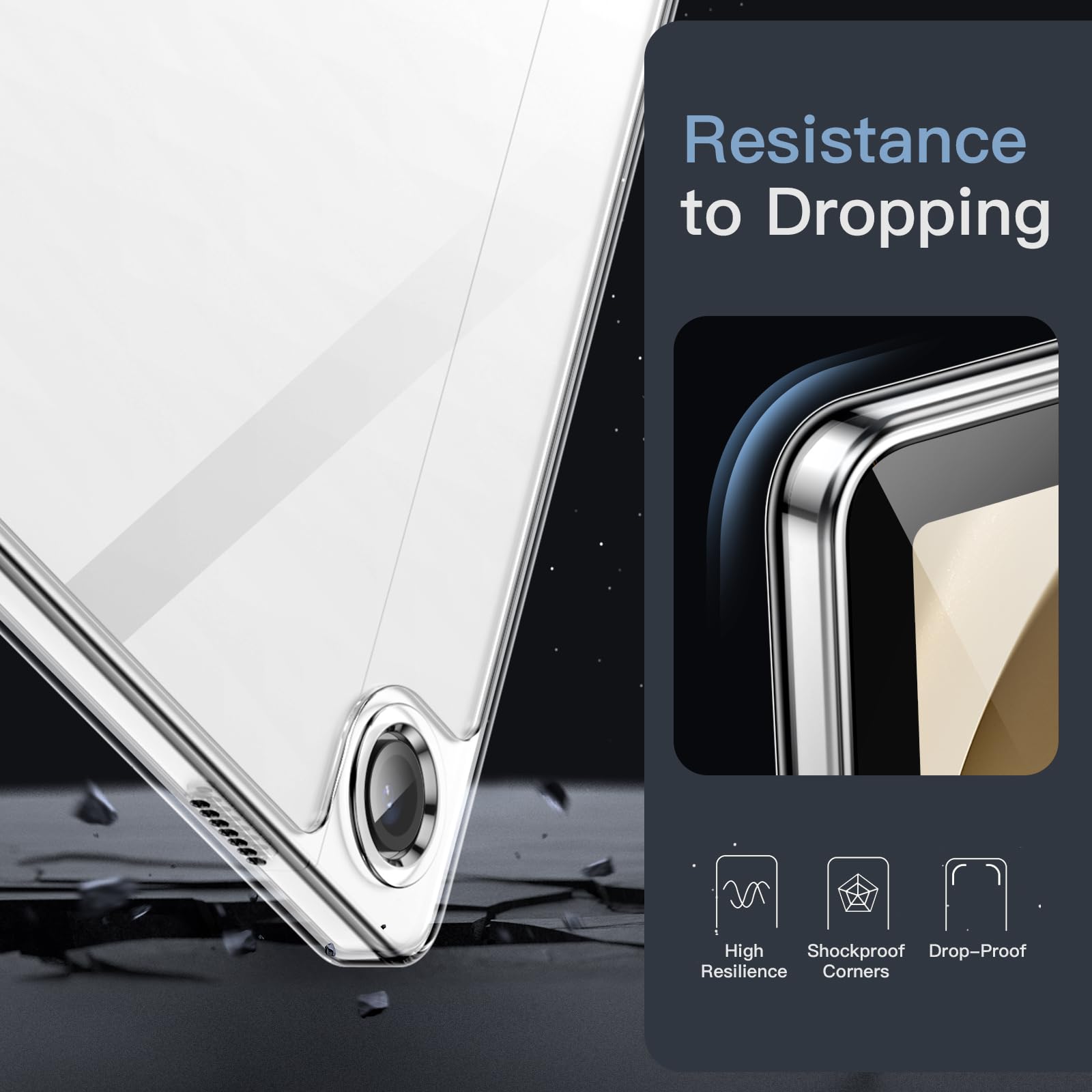 Amazon.com: JETech Clear Case for Samsung Galaxy Tab A9 Plus / A9+